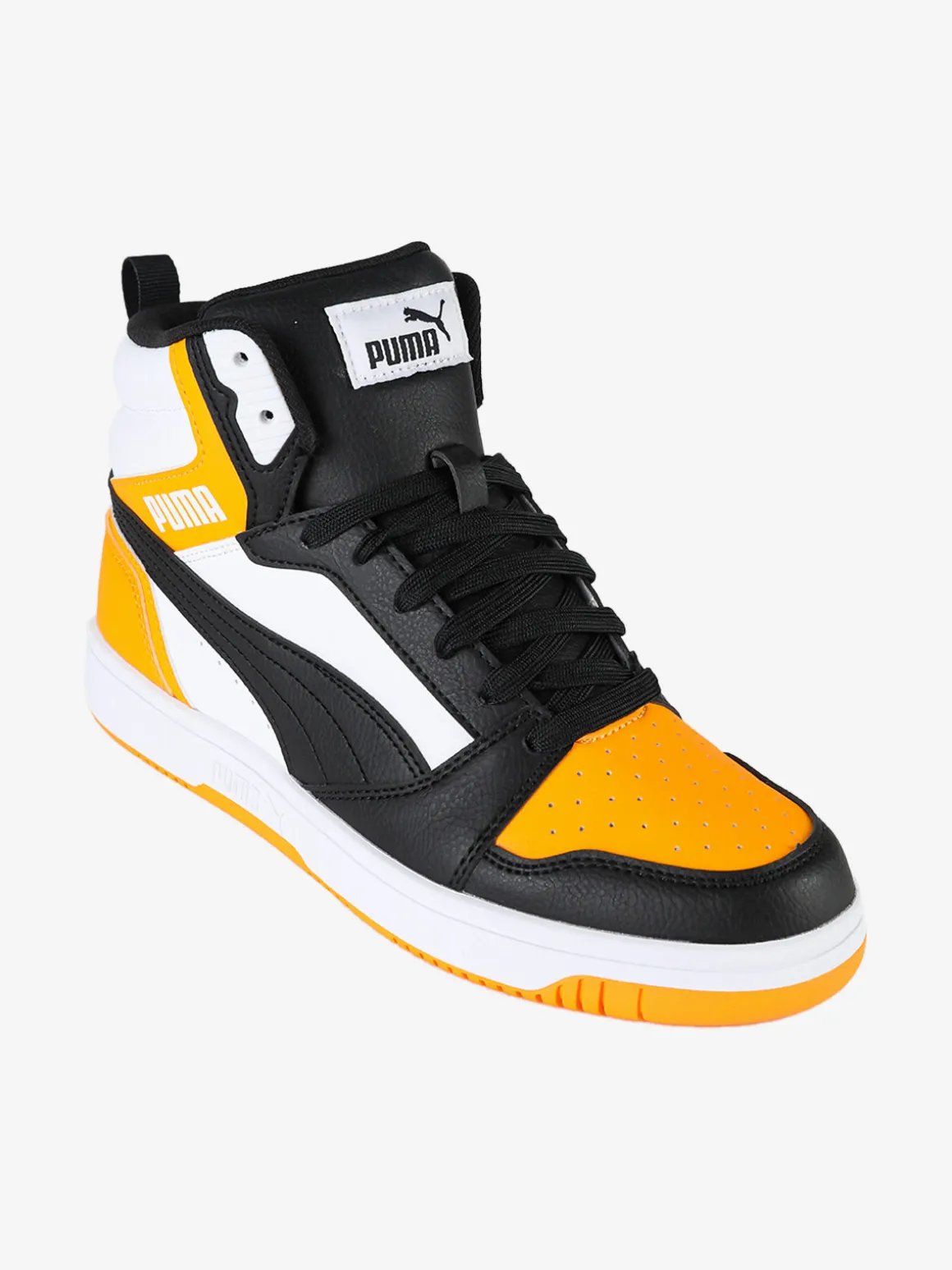 Puma Rebound v6 Mid sneakers alte da ragazzi bicolore