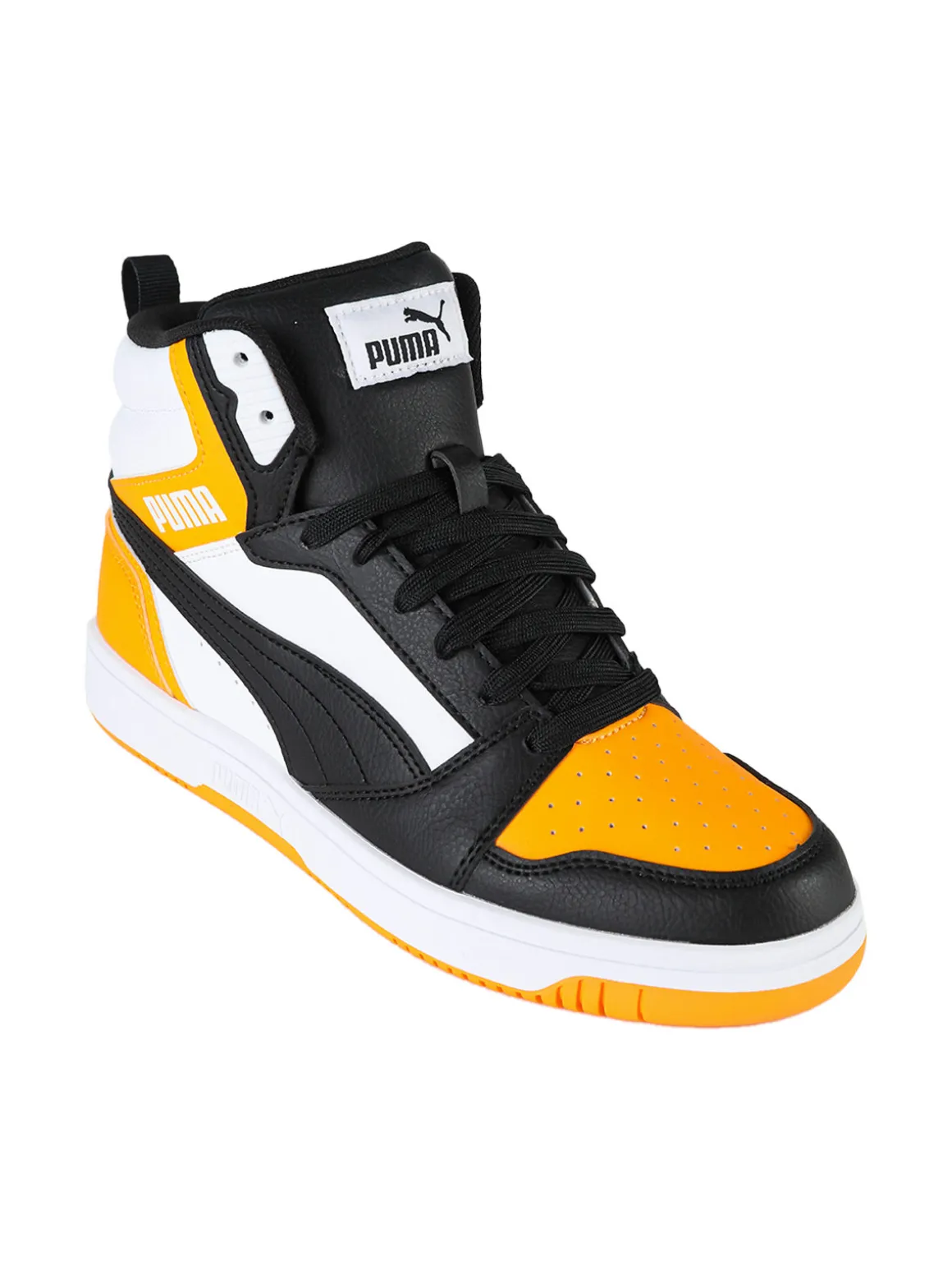 Puma Rebound v6 Mid sneakers alte da ragazzi bicolore