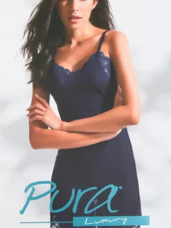 Pura Completo intimo in pizzo baby doll + perizoma