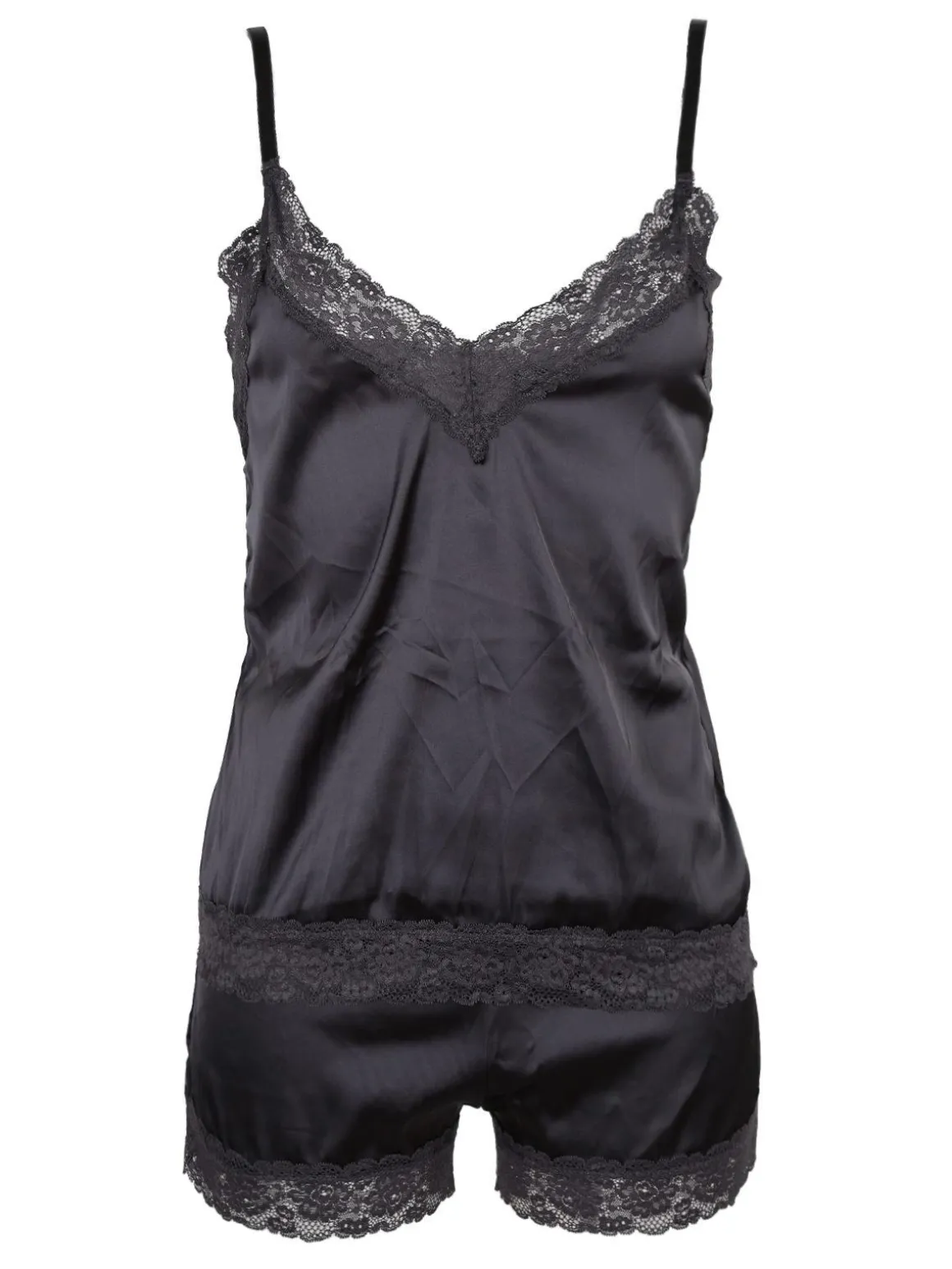 Pura Luxury P0588C Top+culotte con pizzo