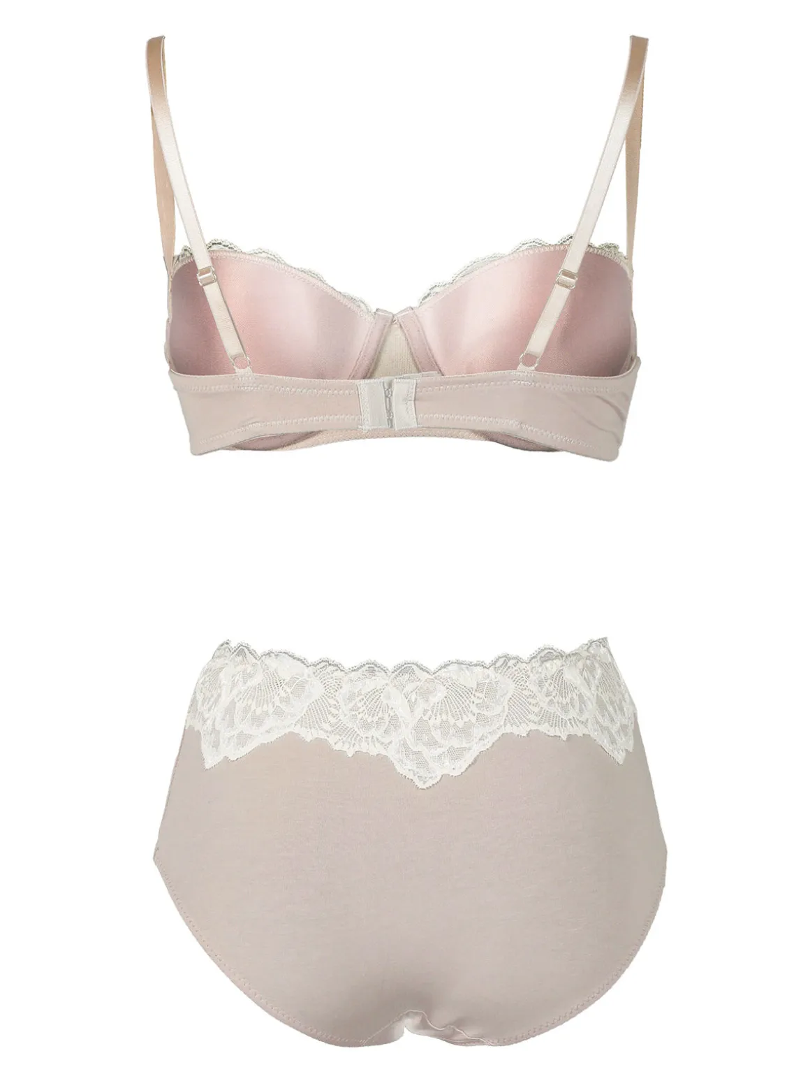 Pura P0679C Balconette + panty in misto seta