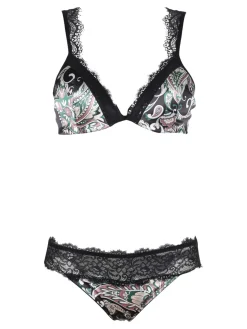 Pura P0708C Bralette imbottita + brasiliano in raso