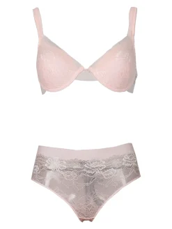 Pura P0675C Bralette + panty in pizzo
