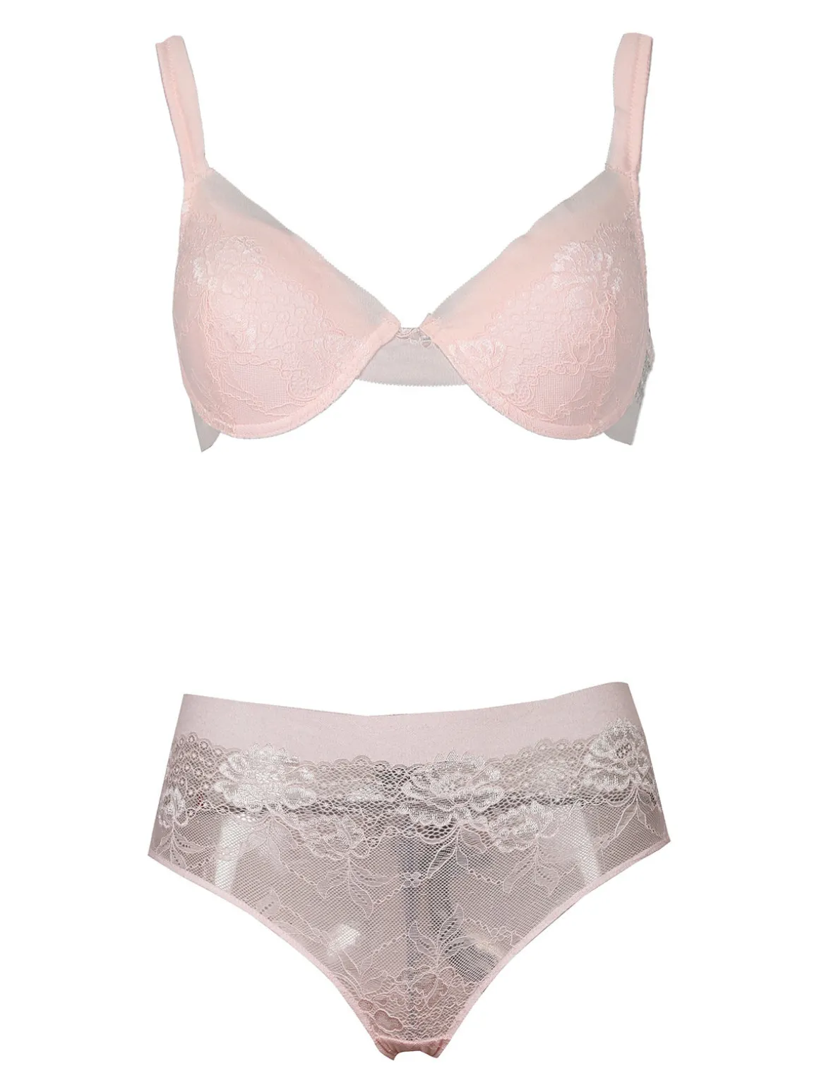 Pura P0675C Bralette + panty in pizzo