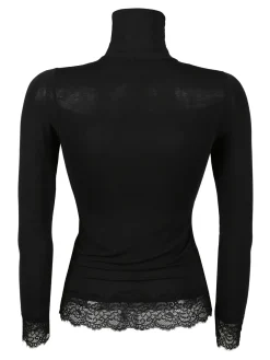 Pura P0648C Dolcevita a manica lunga in cashmere