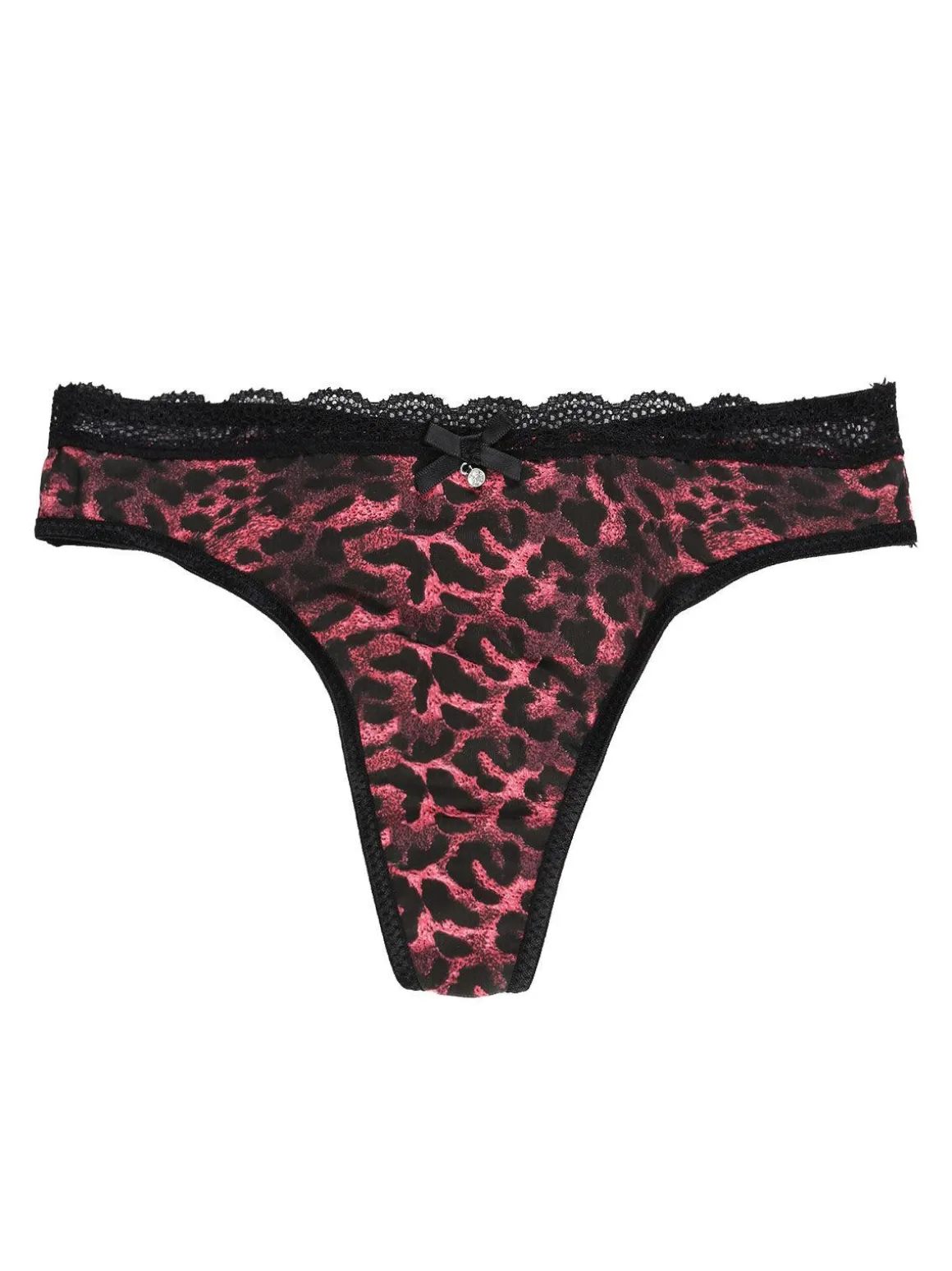 Pura Perizoma leopardato con pizzo