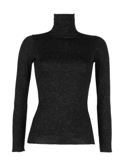 Pura P0725M Dolcevita da donna a maniche lunghe in lurex