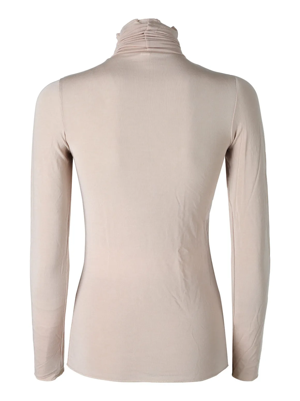 Pura P0714M Dolcevita donna in cashmere a manica lunga - nudo