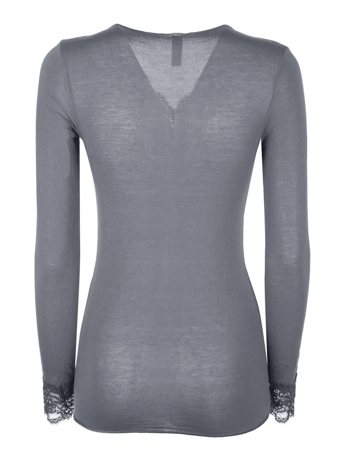 Pura P0716M Maglia donna in cashmere con pizzo