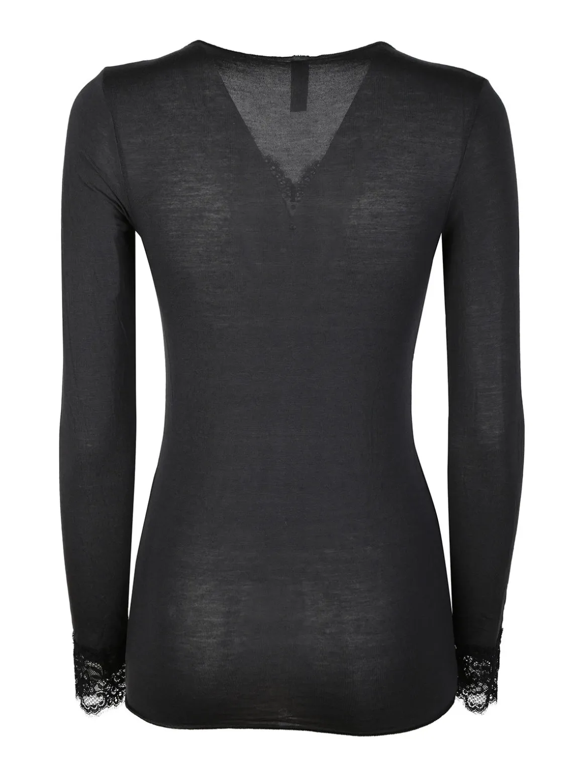 Pura P0716M Maglia donna in cashmere con pizzo