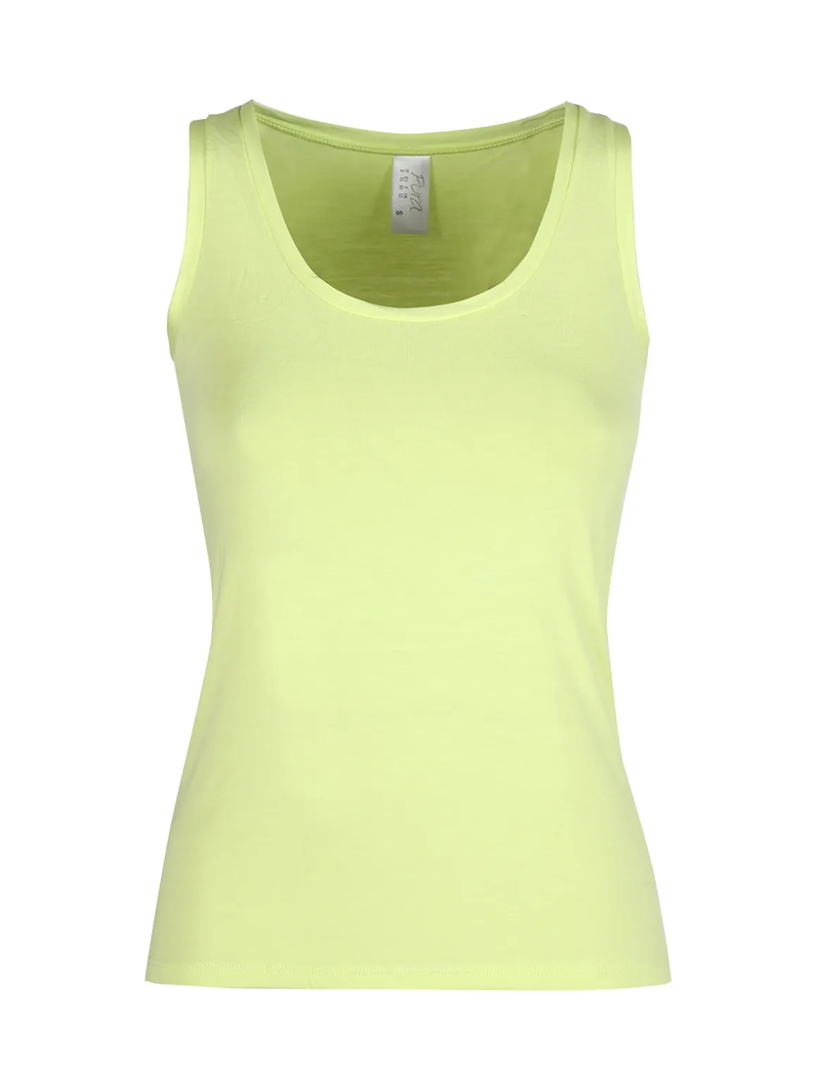 Pura P0718M Top donna in bamboo a spalla larga