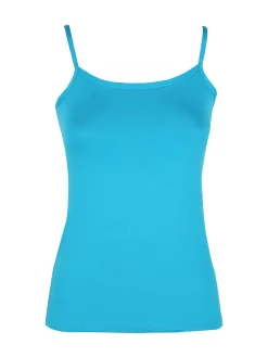 Pura P0717M Top donna in bamboo con spalline sottili
