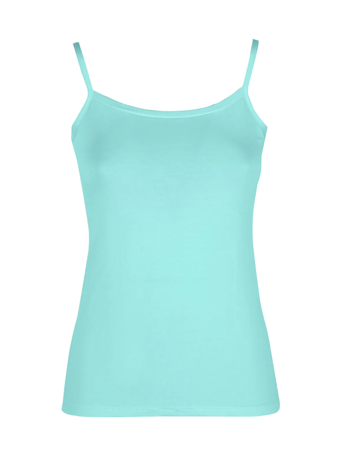 Pura P0717M Top donna in bamboo con spalline sottili