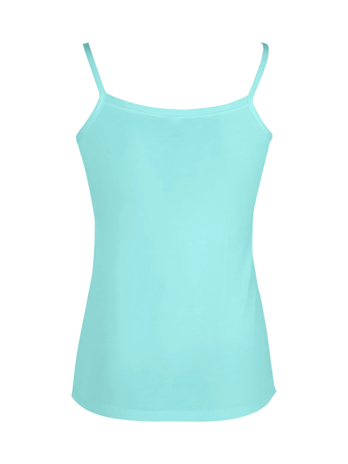 Pura P0717M Top donna in bamboo con spalline sottili
