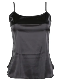 Pura P0729M Top donna in raso satinato elasticizzato