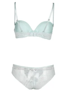 Pura Reggiseno graduato + slip con pizzo