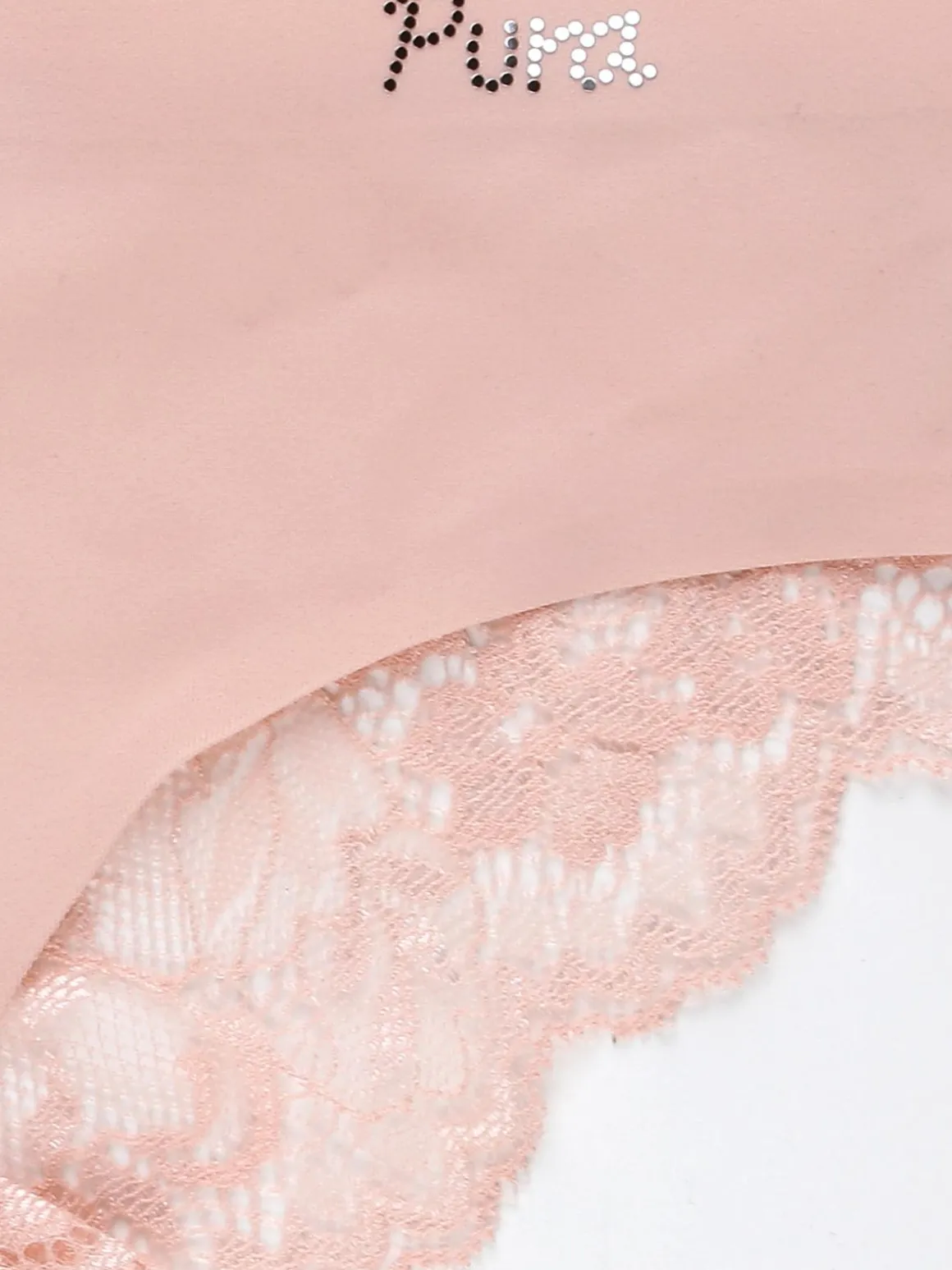 Pura Slip in microfibra con pizzo VERA