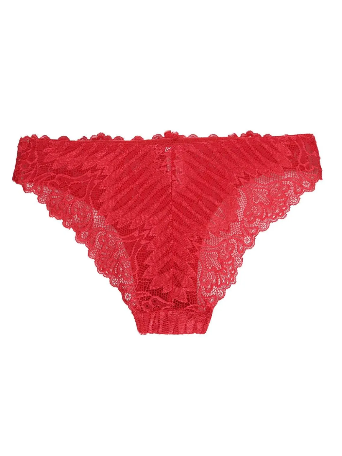 Pura Slip in pizzo rosso