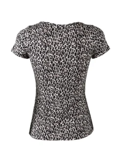 Pura T-shirt donna animalier in bamboo - multicolore