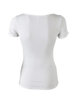 Pura T-shirt intima da donna in bamboo - bianco