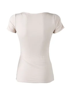 Pura T-shirt intima da donna in bamboo - sabbia
