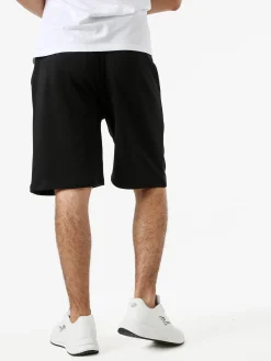 Pyrex Bermuda sportivi da uomo in cotone con logo - nero