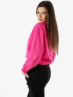 Pyrex Felpa da donna con cappuccio e logo - fucsia