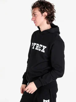 Pyrex Felpa da uomo con cappuccio in cotone con logo