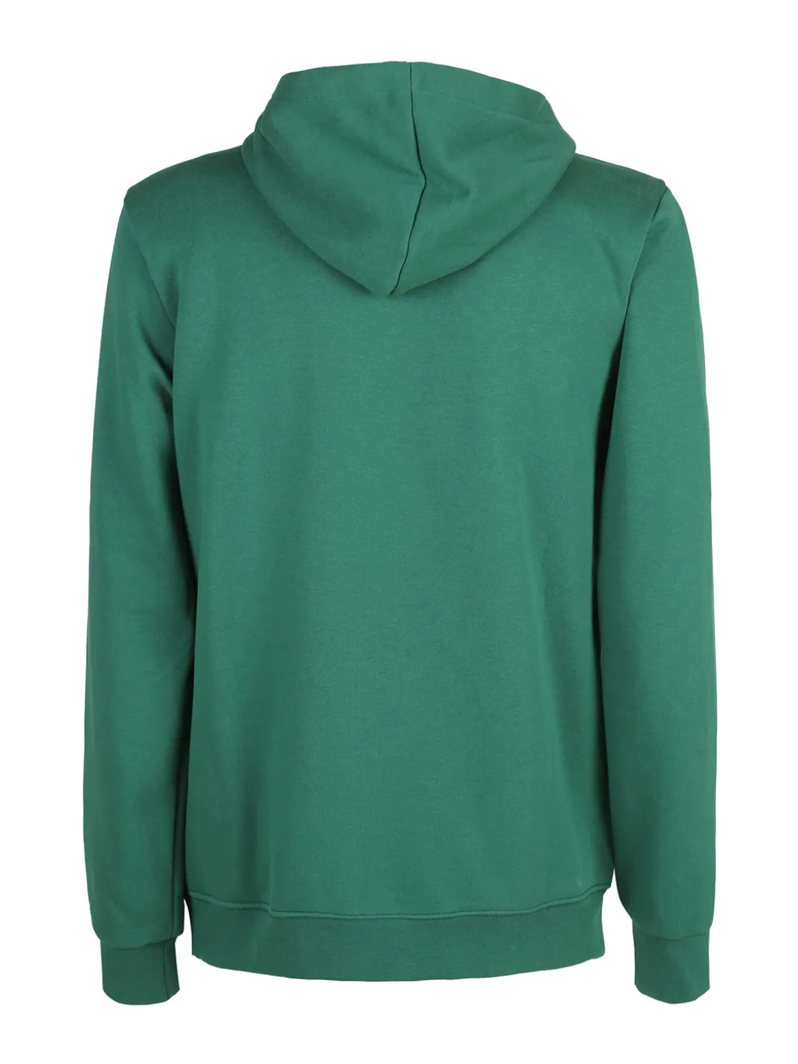 Pyrex Felpa da uomo in cotone con cappuccio e stampa logo - verde