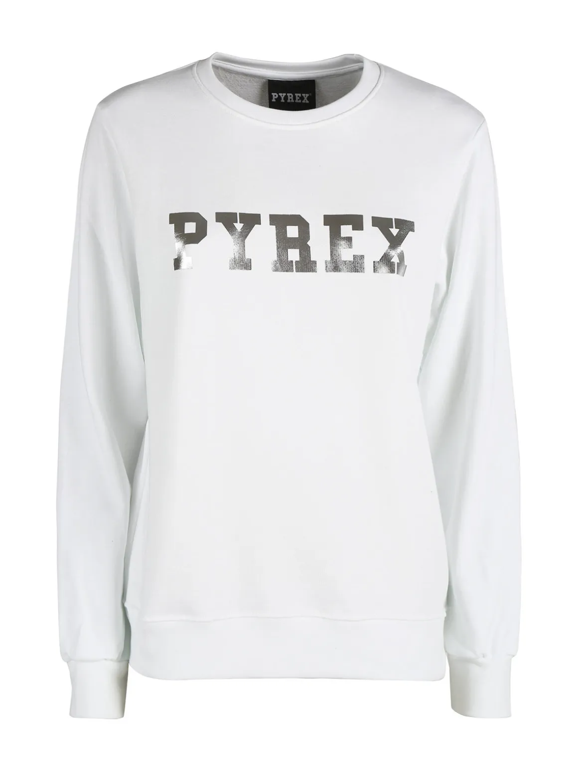 Pyrex Felpa donna girocollo con stampa logo