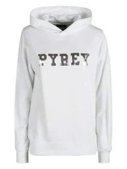 Pyrex Felpa donna in cotone con cappuccio e stampa logo