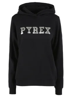Pyrex Felpa donna invernale con cappuccio - nero