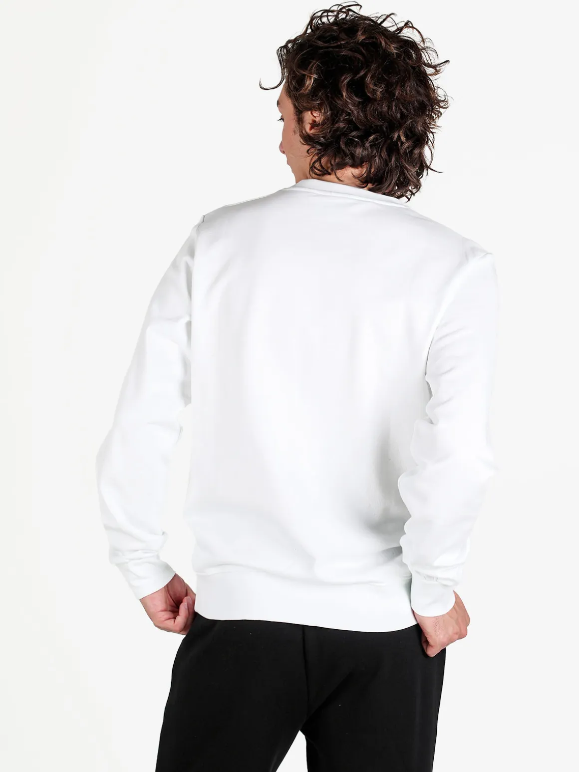 Pyrex Felpa girocollo da uomo in cotone con logo