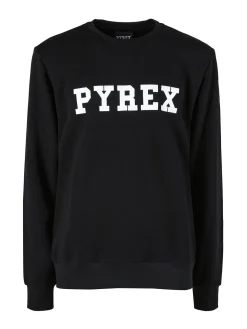 Pyrex Felpa girocollo da uomo invernale con logo - marrone