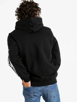 Pyrex Felpa invernale da uomo con cappuccio - nero