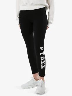 Pyrex Leggings sportivi da donna con logo- nero