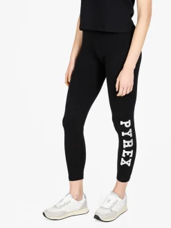 Pyrex Leggings sportivi da donna con logo sul fondo