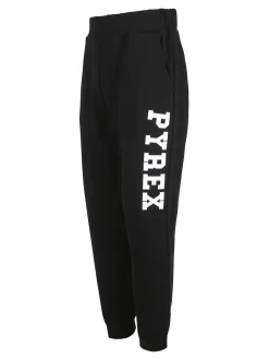 Pyrex Pantaloni sportivi da uomo in felpa con polsini