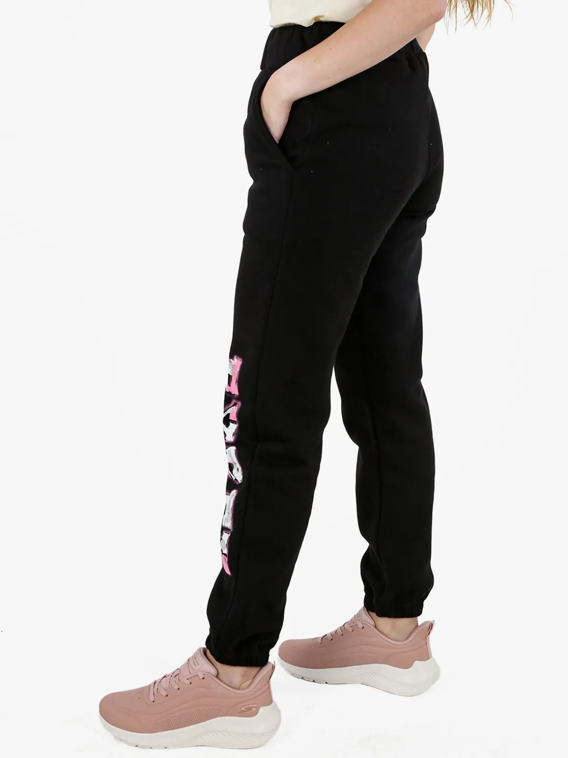 Pyrex Pantaloni sportivi felpati da donna - nero