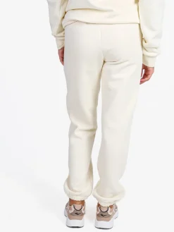 Pyrex Pantaloni tuta da donna felpati con elastico finale - panna