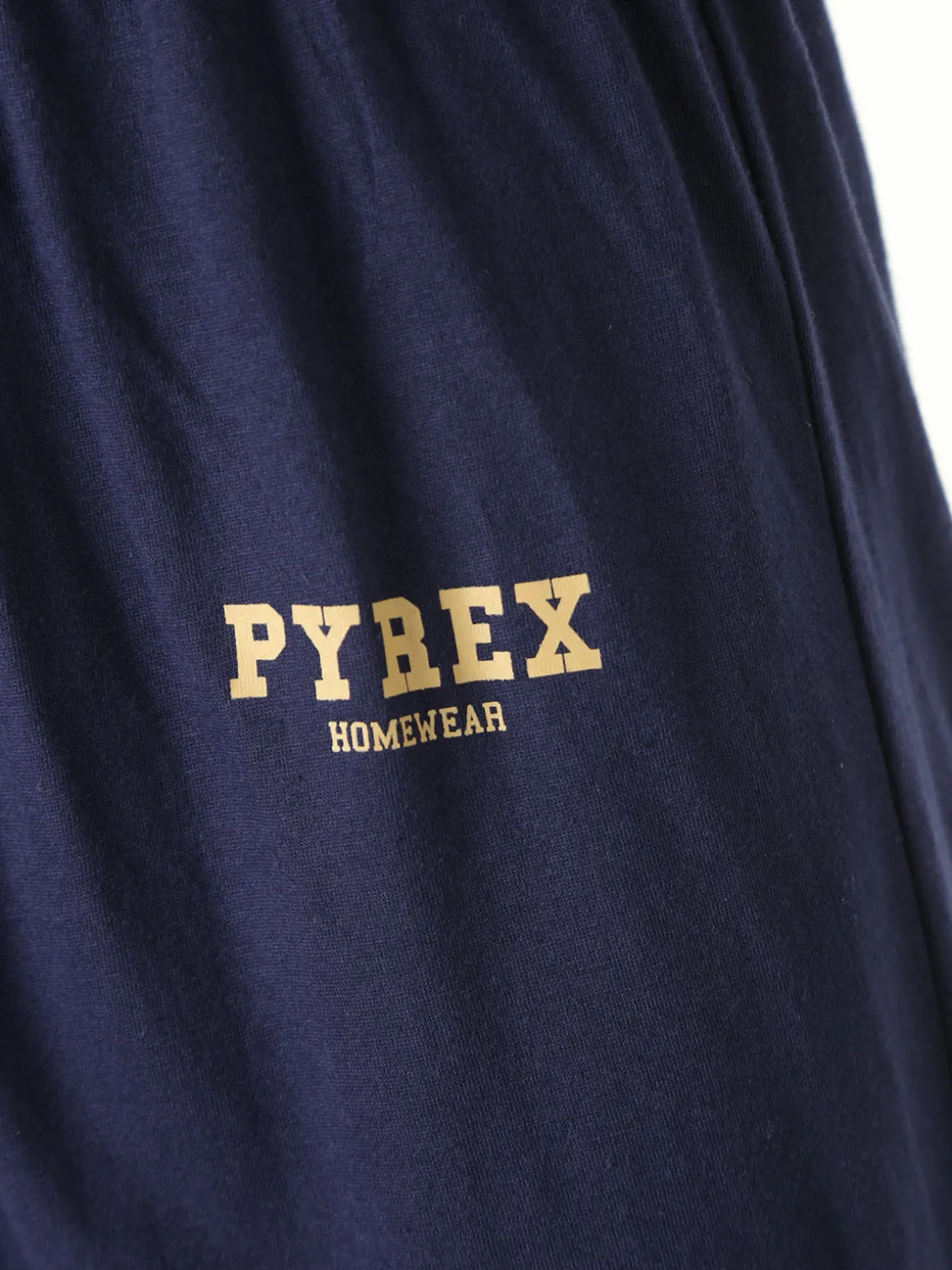 Pyrex Pigiama lungo da uomo in cotone - beige