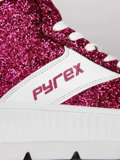 Pyrex PY030115 Sneakers donna alta glitter