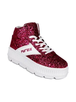 Pyrex PY030115 Sneakers donna alta glitter