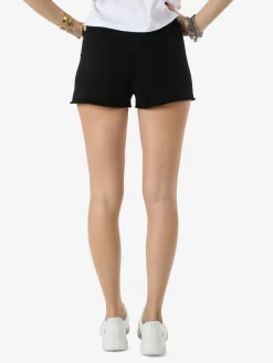 Pyrex Shorts donna in cotone con logo - nero