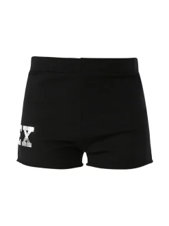 Pyrex Shorts donna in cotone con logo - nero