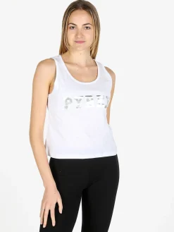 Pyrex Top donna sportivo in cotone con logo