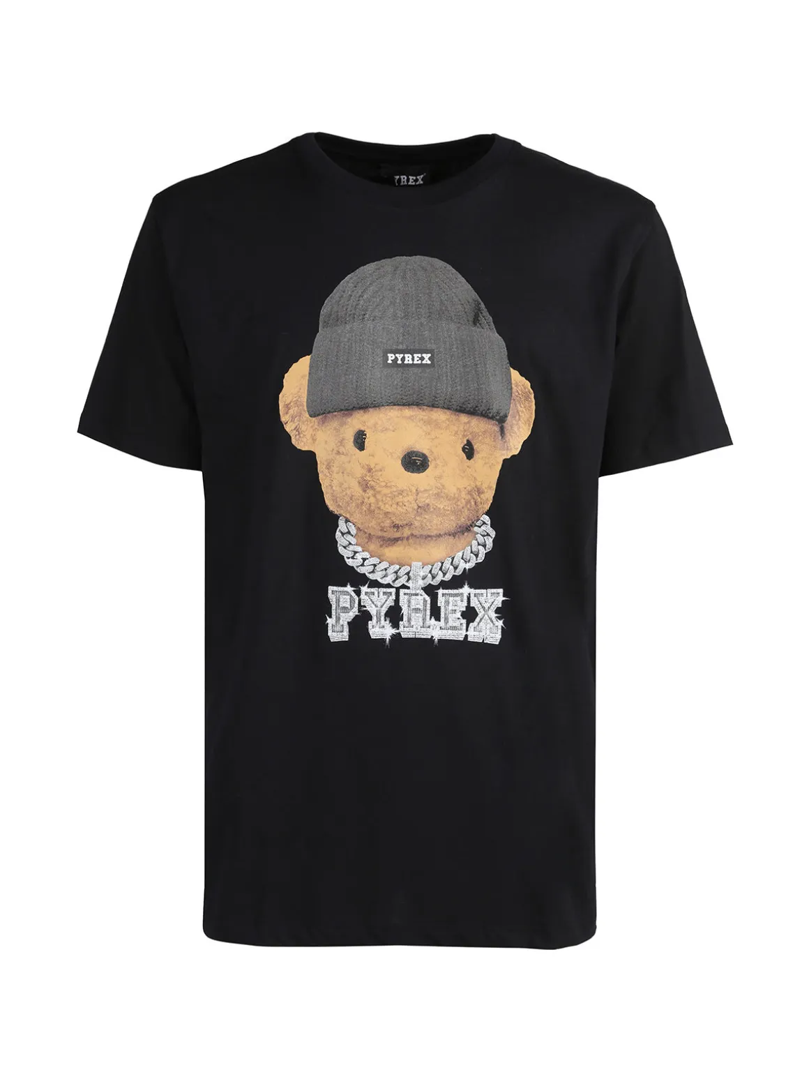 Pyrex T-shirt da uomo in cotone - nero