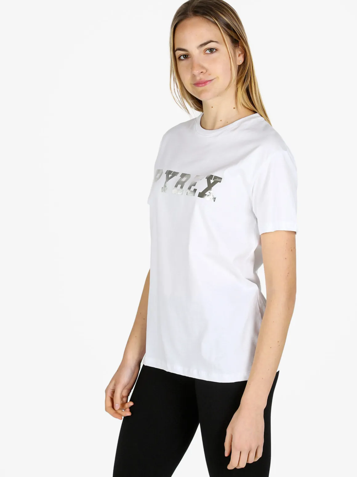 Pyrex T-shirt donna in cotone con logo