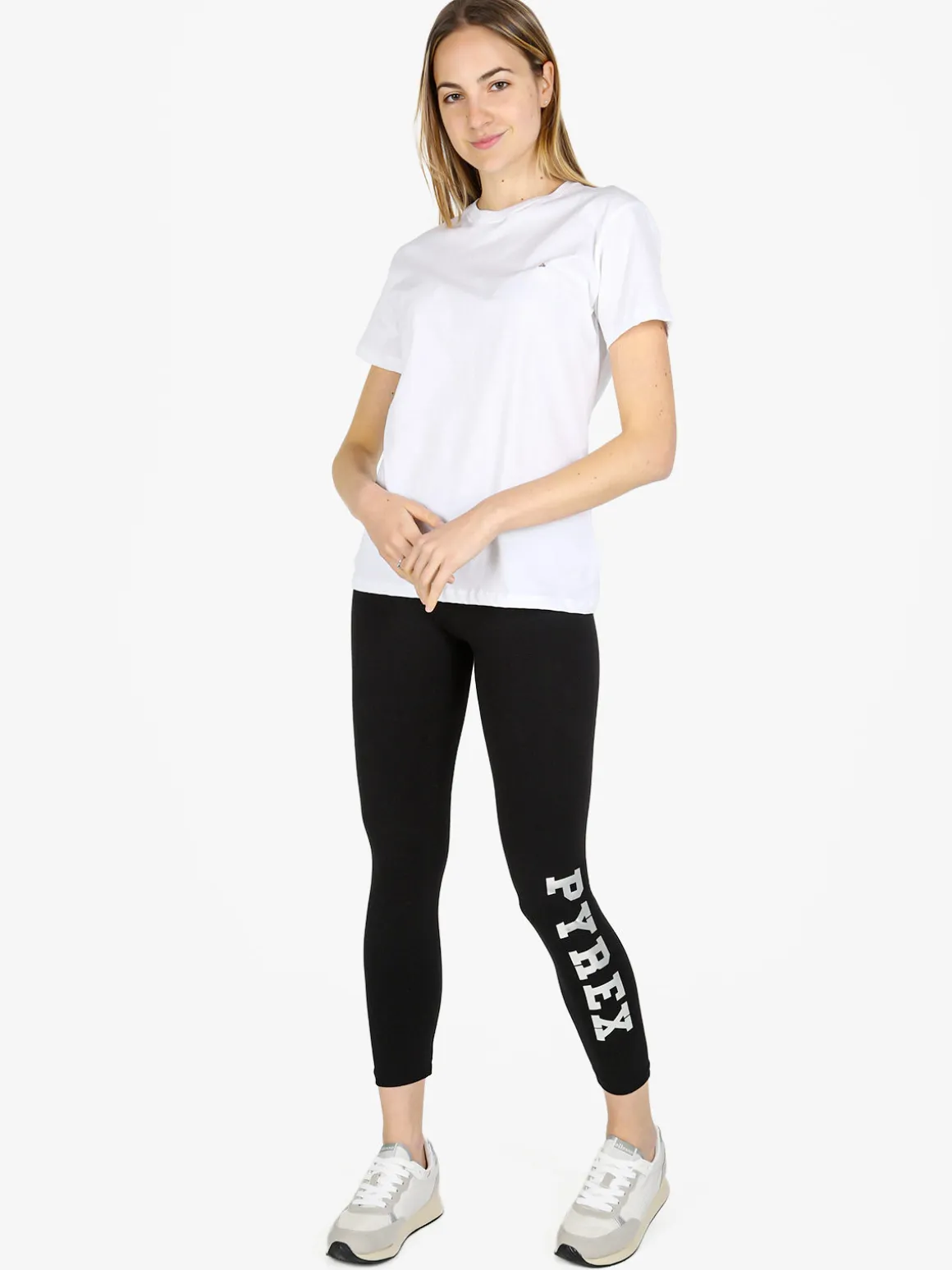 Pyrex T-shirt donna in cotone con logo