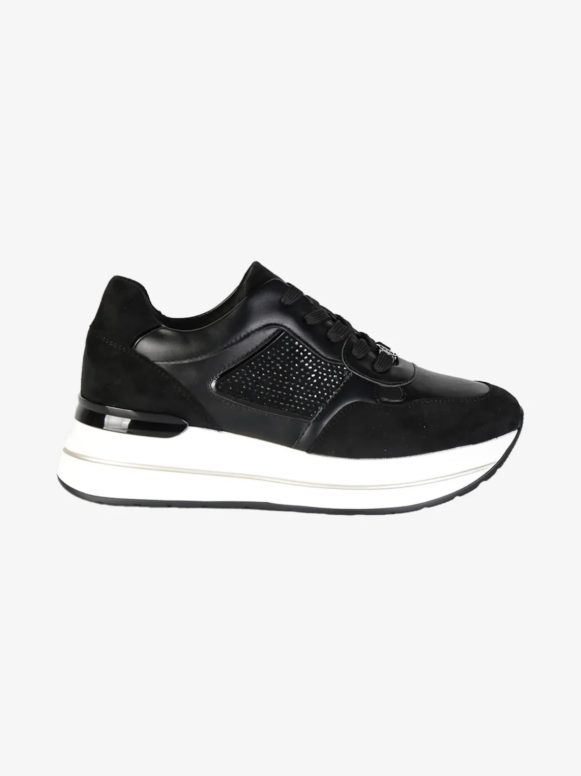 Queen Helena Sneakers donna con strass e platform